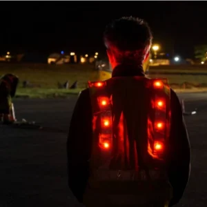 soldes en ligne GILET DE SÉCURITÉ ORANGE AVEC 16 LED ROUGES PROLUTECH – P023GLEDO0 13