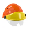 CASQUE ‘ORIZON’ ORANGE VISIERE JAUNE AVEC LUNETTE SOFOP TALIAPLAST – 563752 Boutique 5