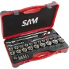 COFFRET 1/2′ DE 32 OUTILS 6 PANS EN MM SAM OUTILLAGE – 75SH32 Retour Gratuit 20