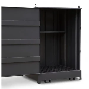 Armoire Drumbank 4 Fûts Plus étagères Db4s – 1405x1420x2195 ARMORGARD – DB4S Large choix en ligne 14