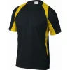 Retour gratuit en magasin. TEE-SHIRT DELTA PLUS 100% POLYESTER NOIR / JAUNE -BALINJ0 11