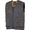 vente en ligne GILET DE TRAVAIL DELTA PLUS PANOSTYLE® POLYESTER COTON GRIS /ORANGE -M6GILGO0 7