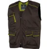 GILET DE TRAVAIL DELTA PLUS PANOSTYLE® POLYESTER COTON MARRON / VERT TAILLE XL -M6GILMAXG magasin pour 5