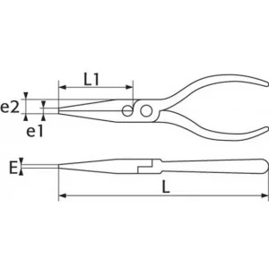 à prix très bas PINCE BEC DEMI ROND DROIT ISOLEE 160 MM SAM OUTILLAGE – 23716TI 6