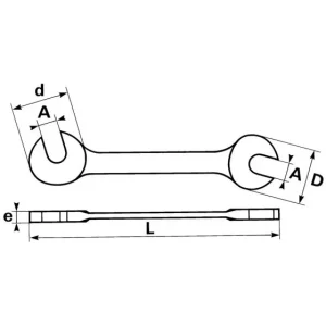 CLE MICRO-MECANIQUE FOURCHE 3,2 MM SAM OUTILLAGE – 353,2 livraison la plus rapide 6