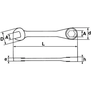 Pas Cher Magasin Soldes 50-FA14 CLE MIXTE CTE A CLIQ. SAM OUTILLAGE – 50FA14FME 6