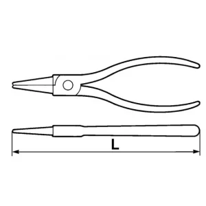 PINCE CIRCLIPS EXTERIEURE COUDEE 45° 40-100 MM SAM OUTILLAGE – 19721A Authenticité garantie 6