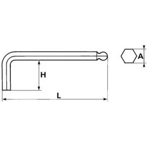 garantie de qualité CLE MALE 6 PANS A TETE SPHERIQUE 9 MM SAM OUTILLAGE – 67A9 6