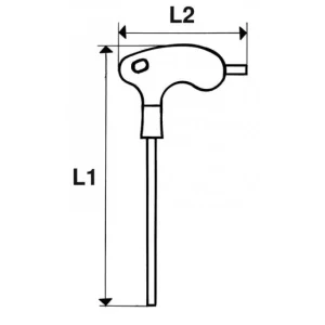 boutiqued en ligne CLE MALE 6 PANS A TETE SPHERIQUE POIGNEE EN L 5 MM SAM OUTILLAGE – 67PT5FME 6