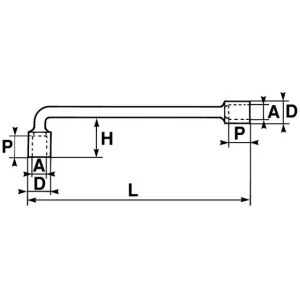 Meilleur Prix Garanti CLE A PIPE 12 PANS 46 MM SAM OUTILLAGE – 8046P 6