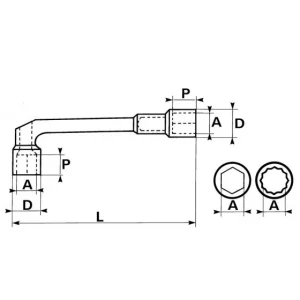 Livraison Standard/Rapide CLE A PIPE DEBOUCHEE 6/12 PANS 7 MM SAM OUTILLAGE – 93SD7 6