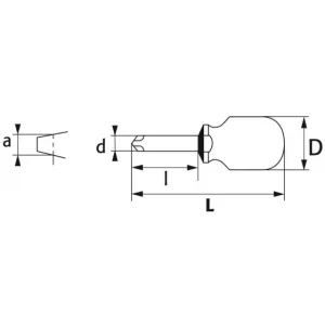 Top ventes TOURNEVIS BIMATIERE S1 PZ N°1 5X25 SAM OUTILLAGE – T1PZ25 9