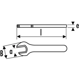 prix abordable CLE A FOURCHE 1 TETE ISOLEE 14 MM SAM OUTILLAGE – Z1014 6