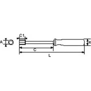 mode pas chere CLE A DOUILLE EMMANCHEE 8 MM SAM OUTILLAGE – 292P8 6