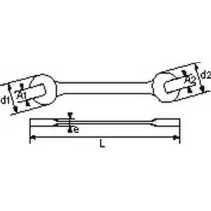 CLE A FOURCHES 10X13 MM SAM OUTILLAGE – 1010X13N destockage 6