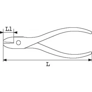 Neuve avec étiquette PINCE ELECTRONIQUE COUPANTE TETE EXTRA FINE SEMI-RASE SAM OUTILLAGE – 542S 6