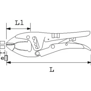 garantis authentique PINCE ETAU GRANDE CAPACITE 250 MM SAM OUTILLAGE – 21225 6