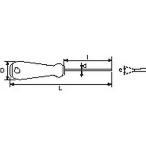 TOURNEVIS BIMATIERE S1 FENTE ELECTRICIEN 5,5X125 SAM OUTILLAGE – T55E125 Nouvelle tendance 9