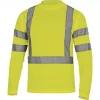 TEE SHIRT DELTA PLUS HV MANCHES LONGUES MAILLE PIQUEE 100% POLYESTER 235 G/M² JAUNE FLUO- STARJA0 qualité supérieure 5